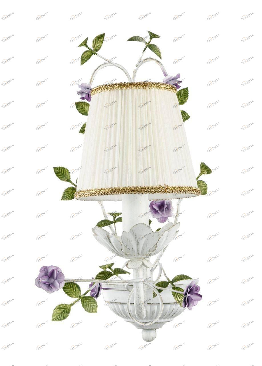 Бра ST Luce Fiori SL695.501.01 ST LUCE ФЛОРИСТИКА 078712 Бежевый;зеленый;фиолетовый 