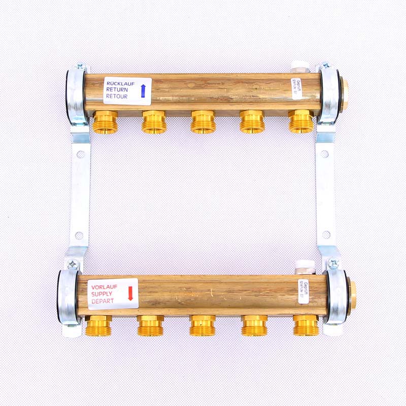 Нерегулируемая коллекторная группа HKV/A WATTS Ind 1"x3/4"ЕК 5 выходов 10004544