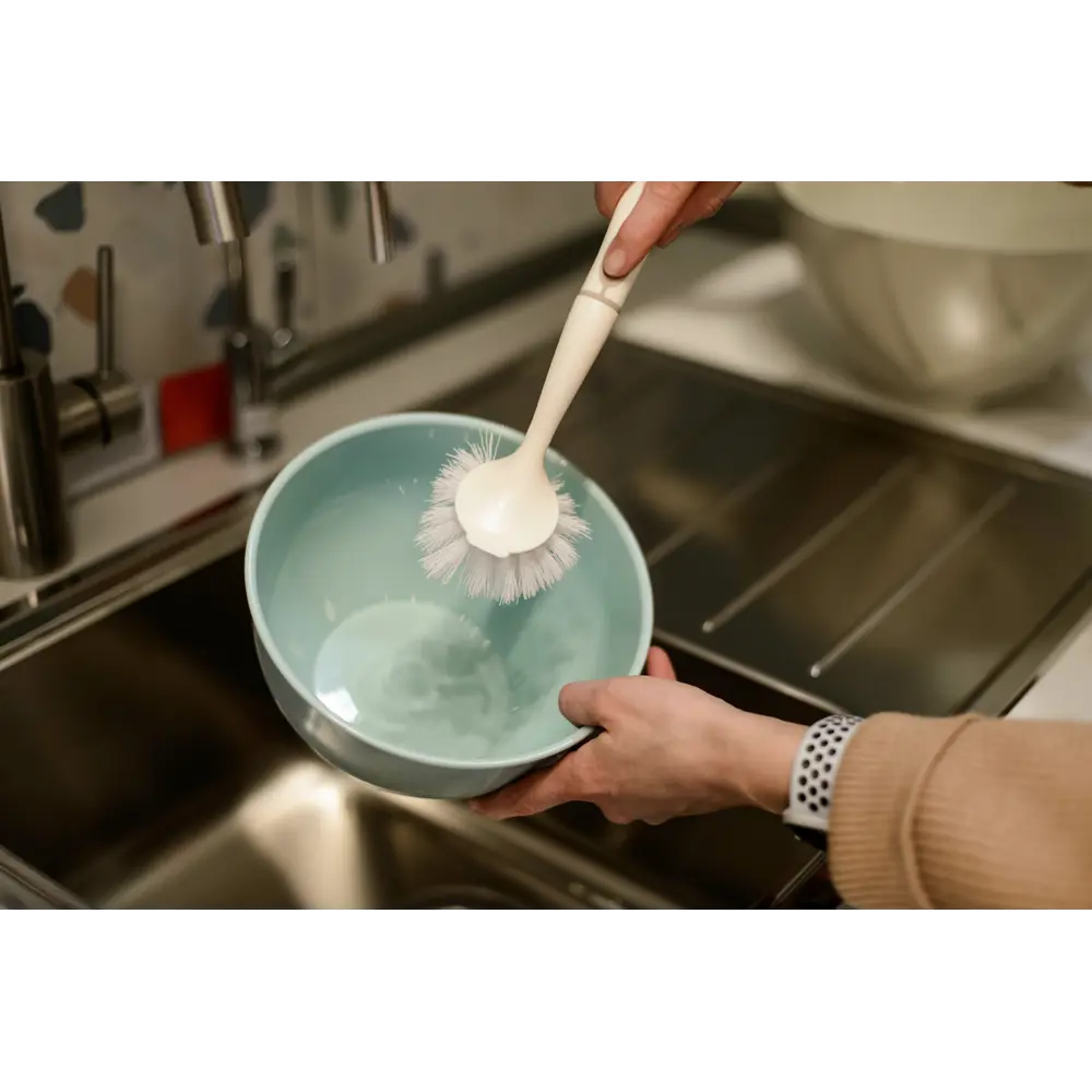 Щетка для посуды Spin&Clean Ballet цвет бежевый STLM-2057229 - Вид №3