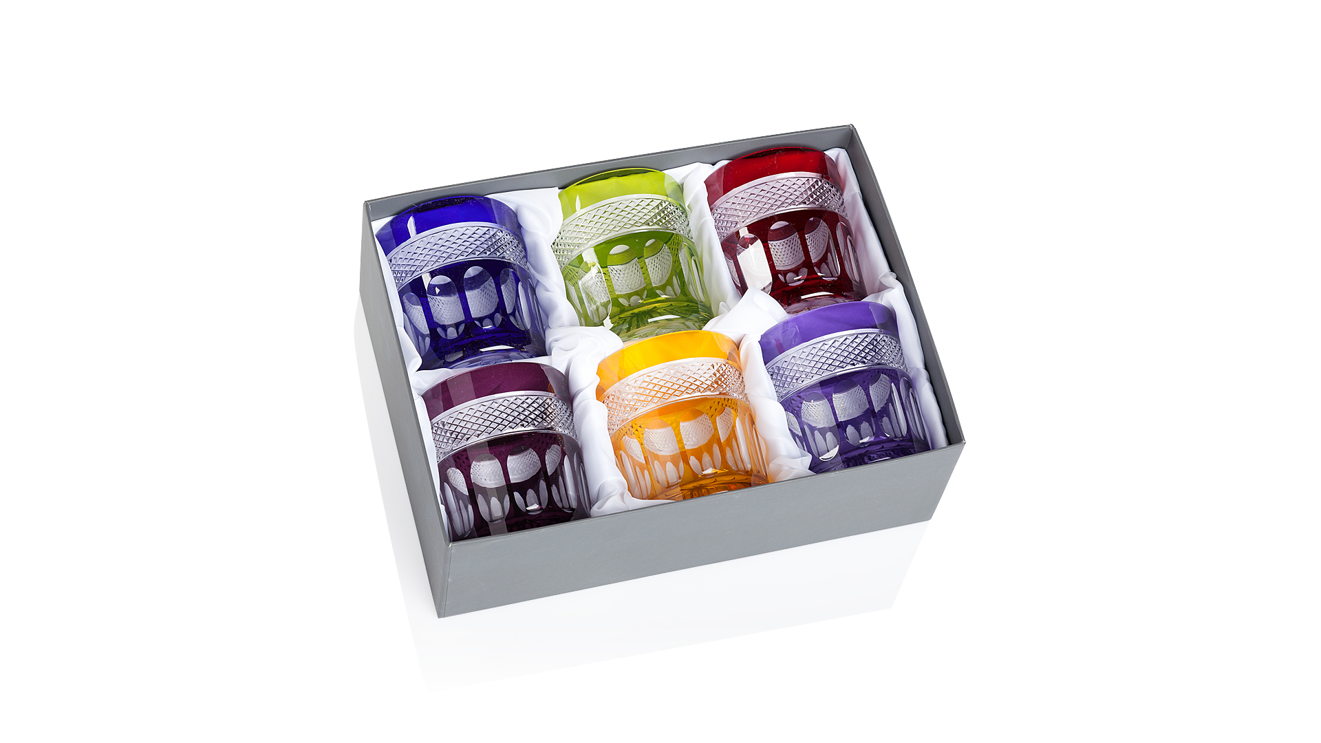 10616368 Cristal de Paris Набор стаканов для виски Cristal de Paris "Мирей" 300мл, 6 шт (6цв) Хрусталь  - Вид №7