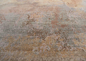 Бамбуковый Шелковый прямоугольный ковер ручной работы