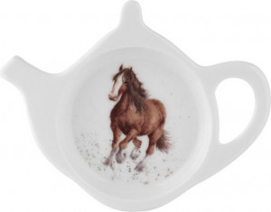10582936 Royal Worcester Подставка для чайного пакетика Royal Worcester "Забавная фауна, Лошадка" 13см Фарфор костяной