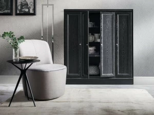 Cerasa Напольный деревянный шкаф для ванной с дверцами Paestum