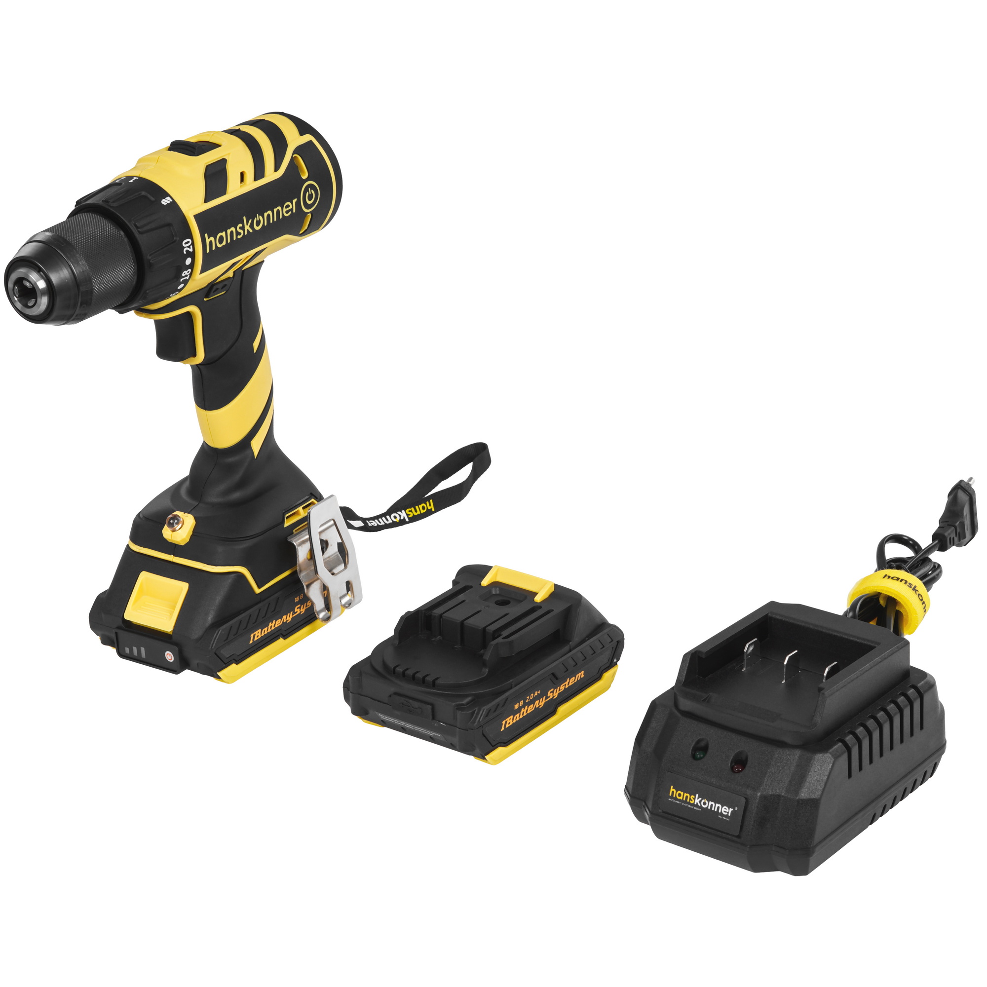 Дрель-шуруповерт Hanskonner HCD1865 1BatterySystem 18V 9127191 STDN-0051856