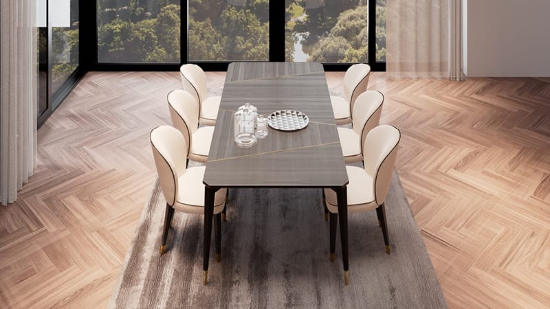 Стол с металлическими вставками OPERA CONTEMPORARY EDITH ARCH-00024064 - Вид №5