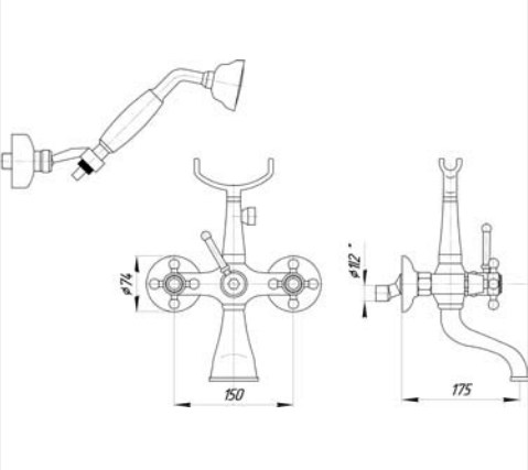 27249 Смеситель Migliore Prestige - Вид №1