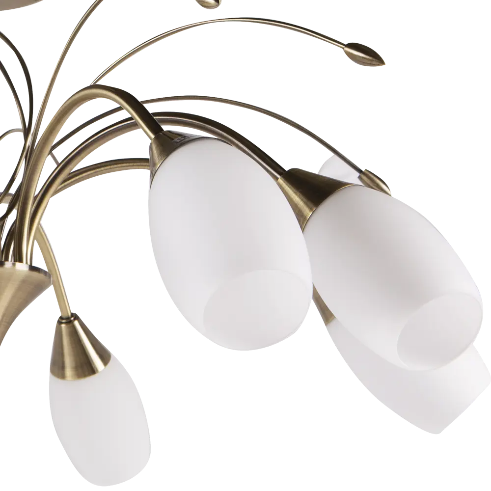 Люстра Eurosvet Ginevra 22080/9, 9 ламп, 29 м², цвет бронза STLM-2176386 - Вид №4