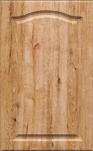 Фасады для кухни Классика Фрезеровка «Классика+» Дуб бонифачо глянец ПЭТ №232