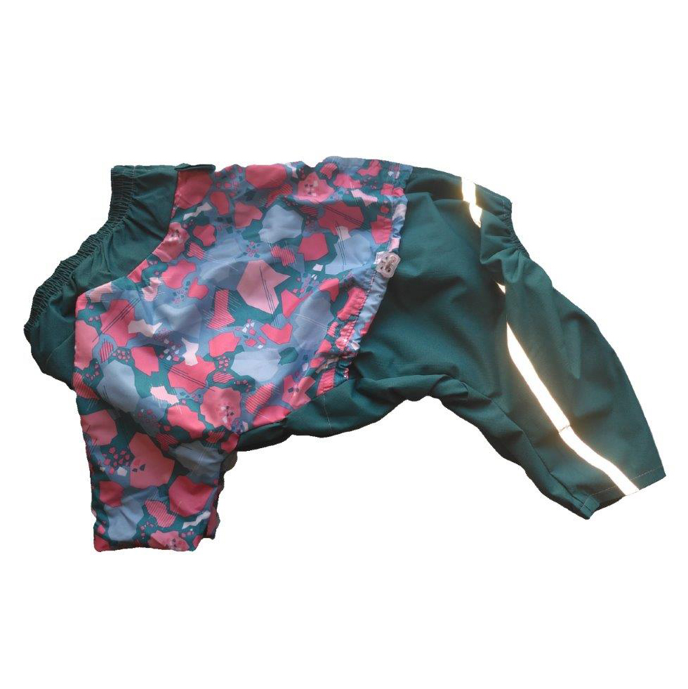 ПР0047888 Комбинезон-плащ для собак породы МОПС молния сверху унисекс размер ХXL 32см ДОГ МАСТЕР 