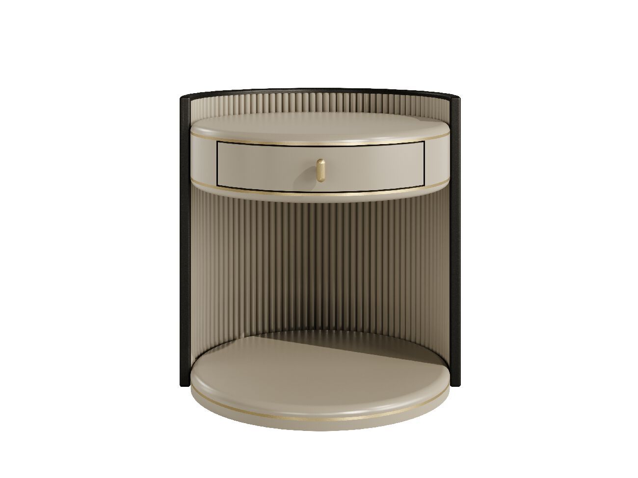 Деревянная круглая тумбочка Casa Magna Essence ARCH-00091323 - Вид №1