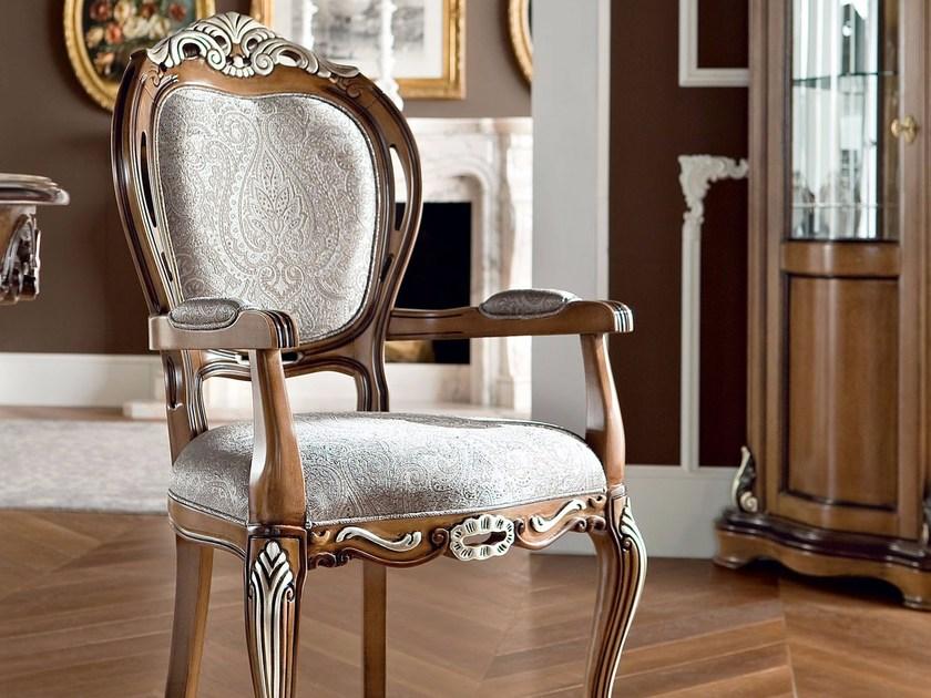 Modenese Gastone Мягкое кресло из ткани в стиле барокко с подлокотниками Bella vita sun-id-1365102 - Вид №1