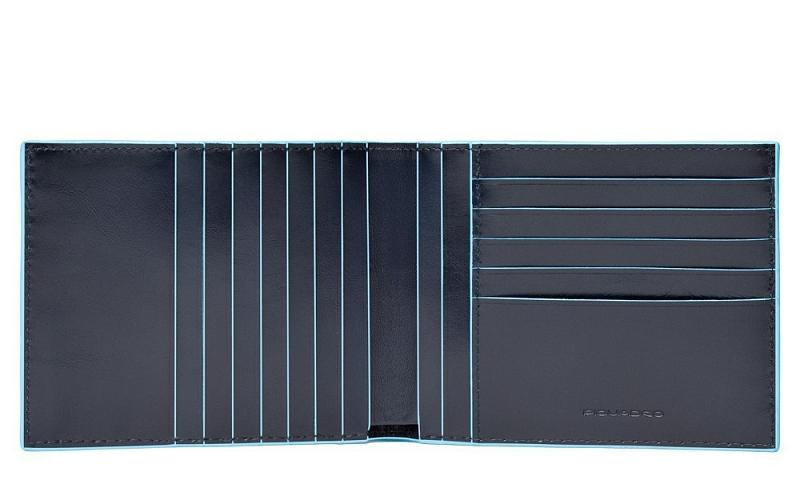 PU1241B2R/BLU2 Портмоне мужское Piquadro Blue Square  - Вид №1