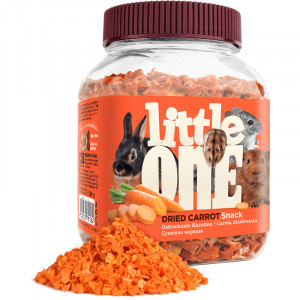 Т0047197 Лакомство для грызунов Сушеная морковь для всех видов грызунов 200г Little one