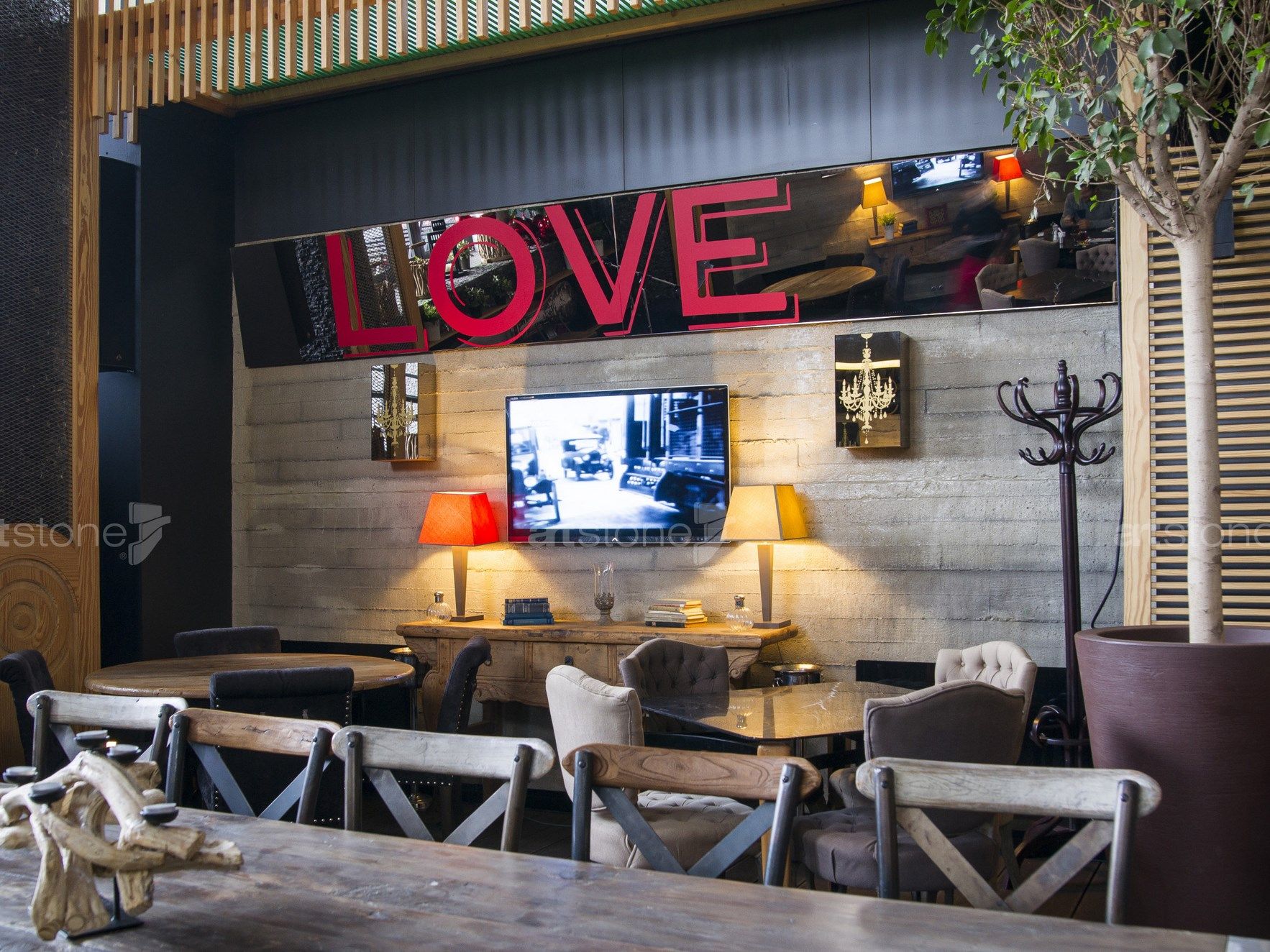 Трехмерное покрытие из стекловолокна для внутреннего / наружного применения с эффектом цемента Artstone Panel Systems HORMIGON ARCH-00102888 - Вид №4