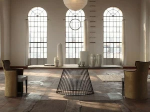 COLLI CASA Овальный стол в современном стиле Venezia