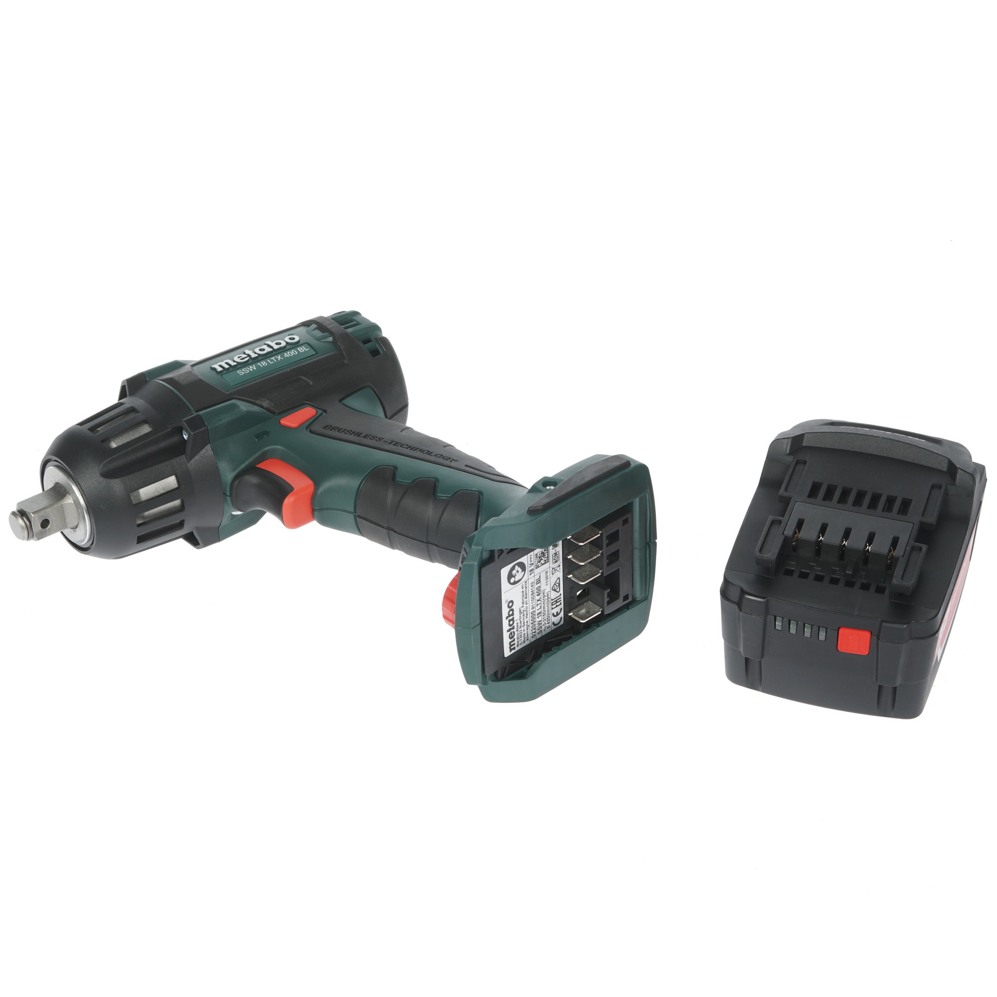 Гайковерт Metabo SSW 18 LTX 400 BL CAS 18V 1150814 STDN-0013818 - Вид №4