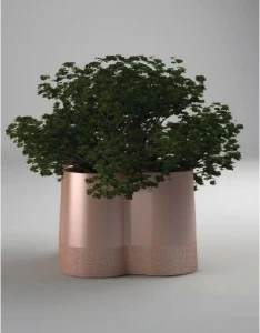 Manufatti Viscio Кашпо для общественных мест из оцинкованного листового металла Aero