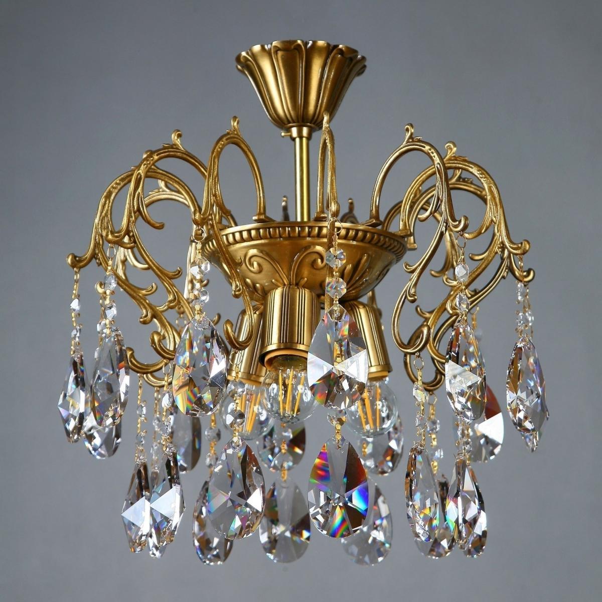 096588 Потолочный светильник Ambiente 3L 8888/3 PL AB Tear Drop Mantra Alicante