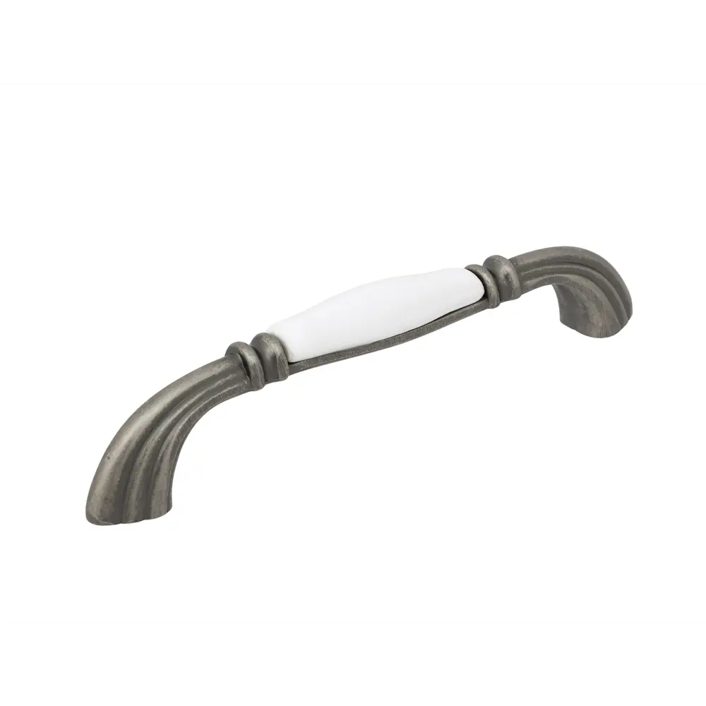 86899572 Ручка-скоба мебельная Dispo ЦАМ 128 мм цвет старое серебро STLM-1012454 PALLADIUM 