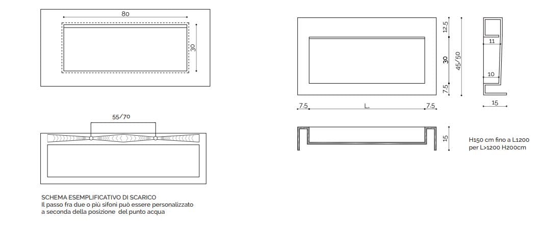 Подвесная раковина Corian® с столешницей Acquapazza Corian ® elements ARCH-00152176 - Вид №3