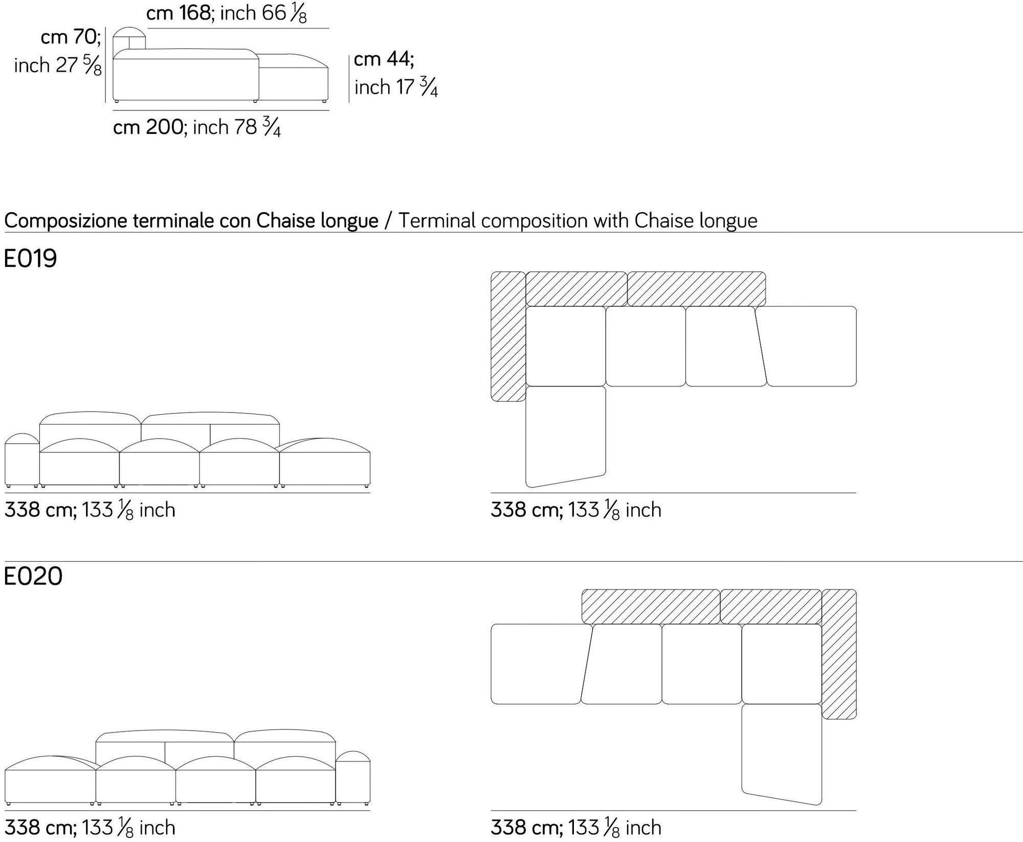 AMURA 3-х местный модульный диван Lapis Am001.060 - Вид №8