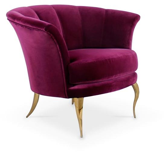KOKET Мягкое бархатное кресло с подлокотниками Besame sun-id-1461446 - Вид №1