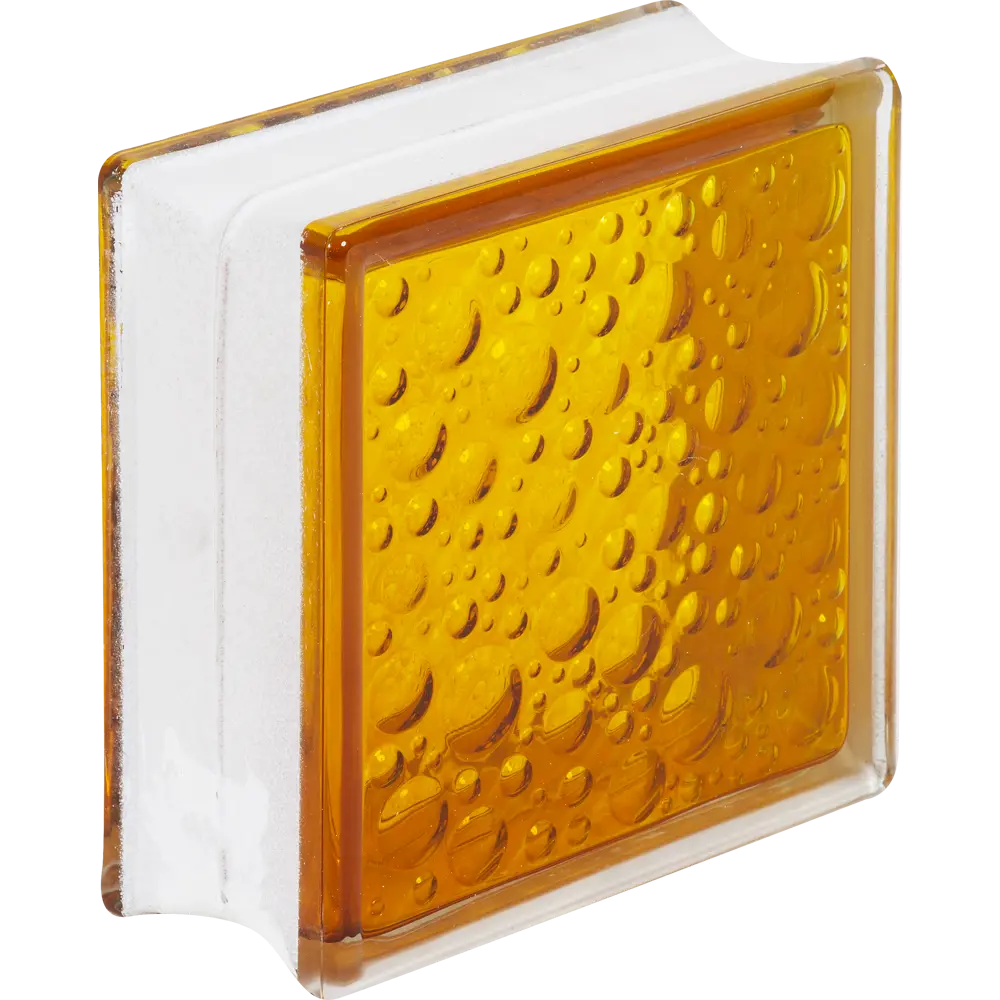 Стеклоблок Богема Савона цвет ярко-медовый 13470845 STLM-2201508 VITRABLOCK 