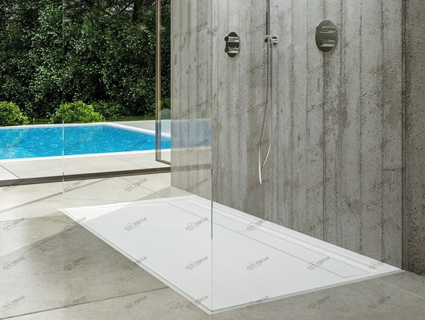 MOMA Design Поддон для душа из твердой поверхности прямоугольной формы  Unq 