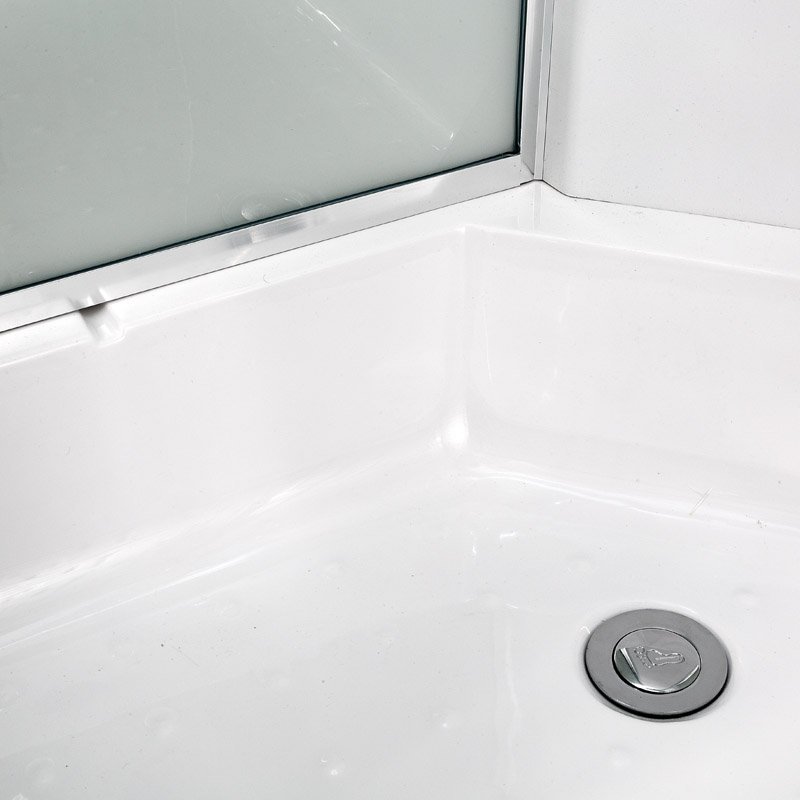 L 980 с гм. и эл. Душевая кабина DETO Серия L ЕМ2790 N с гидромассажем (гм.) - Вид №1