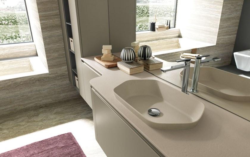 Archeda Подвесной туалетный столик с ящиками, лакированный Gola sun-id-1357656 - Вид №2