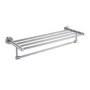 GFmark - Полка для полотенца с опорой большая, с БЕЛОЙ МОЗАИКОЙ, код: 3242