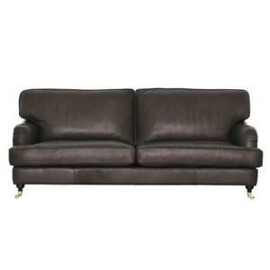 Диван Howard, трехместный, темно-коричневый