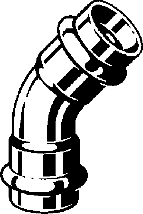 Viega Отвод 45° Sanpress Inox 2326 (435813) 435 813 - Вид №1