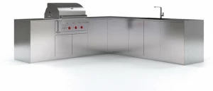 OF outdoorkitchens Летняя кухня из нержавеющей стали Via nolfi