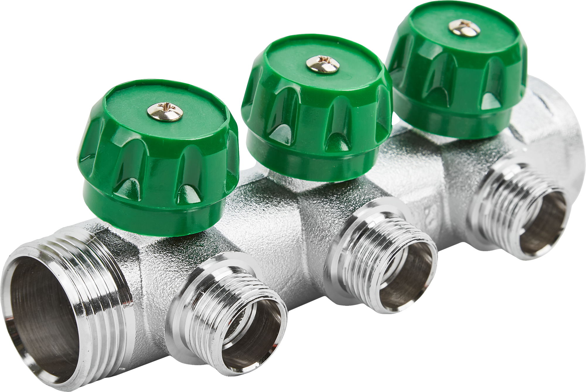 Коллектор регулирующий STOUT 1"x1/2" на 3 отвода для систем отопления 84868365 STLM-0056522