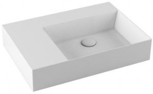 ELLP06545LQ0 Подвесная раковина настенная прямоугольная Azzurra Ceramica Elegance белая