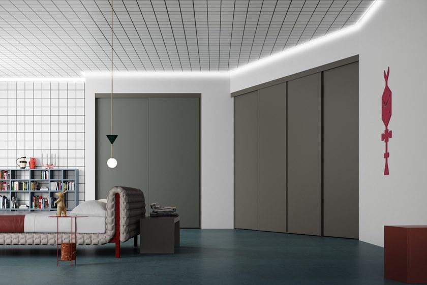 De Rosso Гардеробная со сверхлегкими раздвижными дверцами на заказ Aliante system sun-id-1402329 - Вид №15