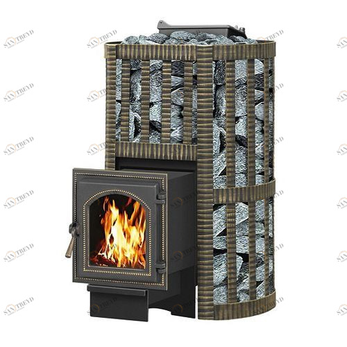 Печь для бани Везувий Ураган Ковка 16 (270) с закрытой каменкой 3717