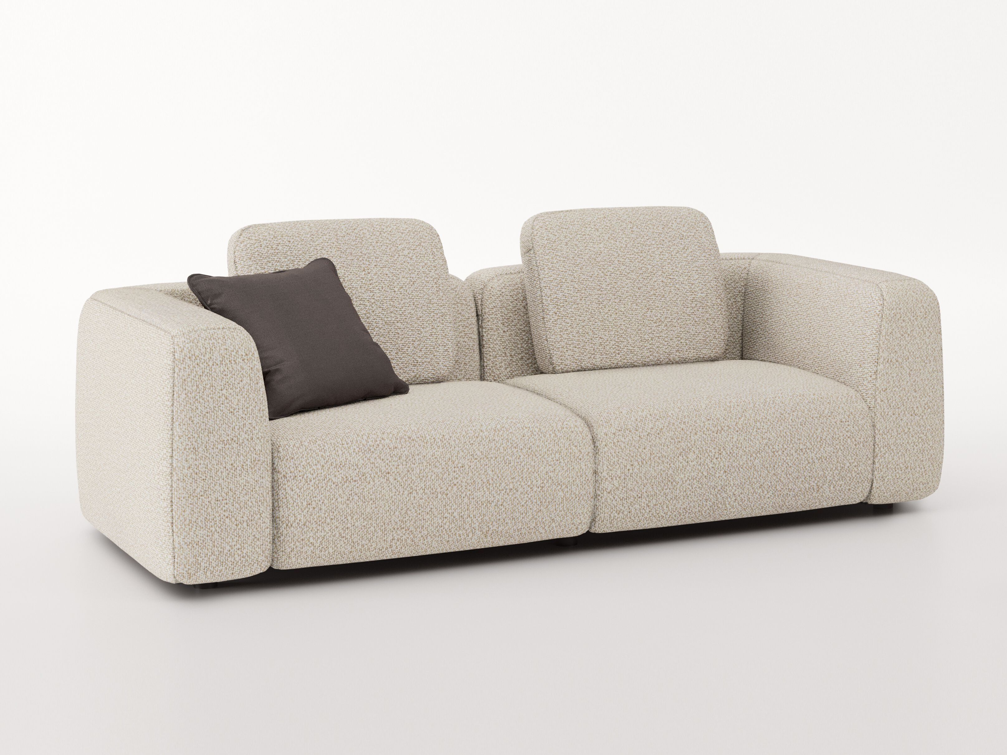 3-местный модульный тканевый диван Bizzotto Italia Aequilibrium ARCH-00137791