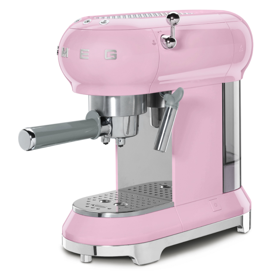 Кофемашина-эспрессо Smeg, розовая ECF01PKEU - Вид №3