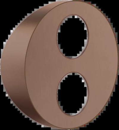 Крышка 63220 708 Gessi Outdoor МЕДНЫЙ МАТОВЫЙ PVD