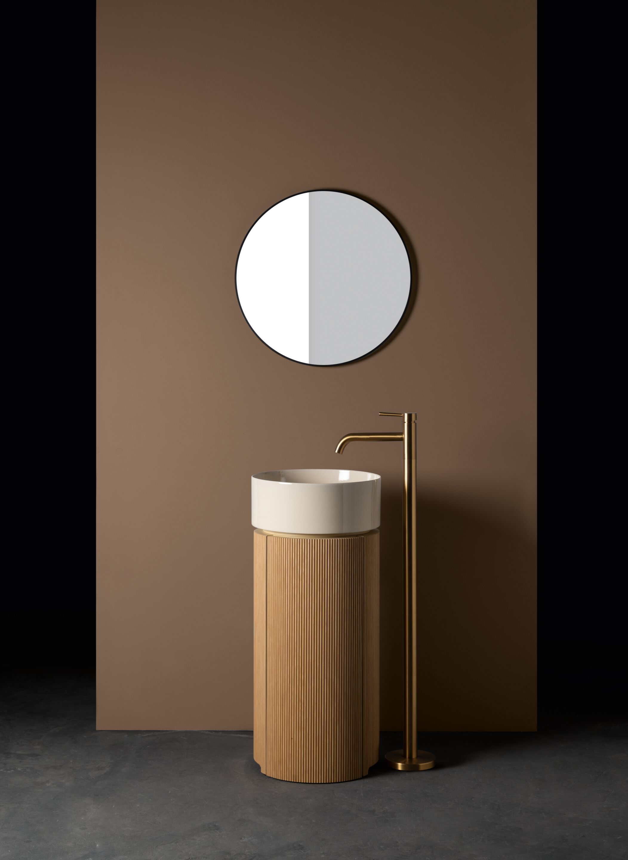 Керамическая отдельно стоящая круглая раковина Axa Mate ARCH-00027110 - Вид №5