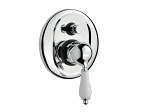 Однорычажный встраиваемый смеситель для душа с переключателем