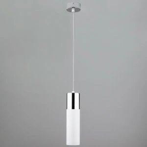 Подвесной светильник Eurosvet Double Topper 50135/1 LED хром/белый EUROSVET DOUBLE TOPPER 223279 Белый