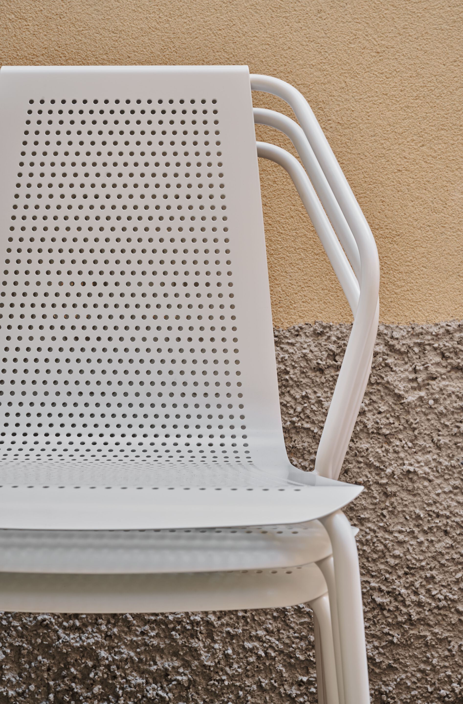 Штабелируемый садовый стул из перфорированного листового металла BALERI ITALIA DONNA OUTDOOR ARCH-00142400 - Вид №16