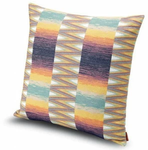 MissoniHome Подушка из жаккарда с геометрическим ромбовидным узором Terre