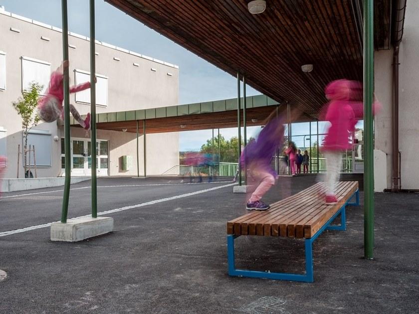 VESTRE Модульная скамья из стали в современном стиле без спинки sun-id-1468277 - Вид №3