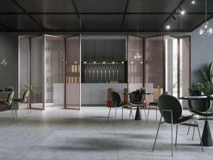 ANAUNIA Складная стенка из алюминия и стекла Freespace