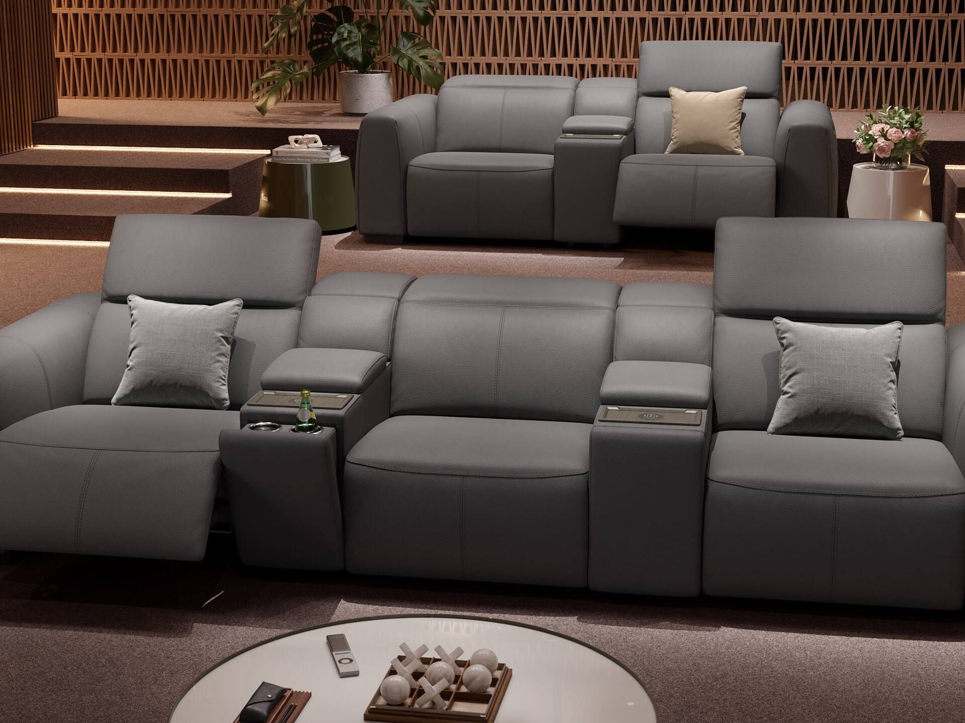 2-местный кожаный диван Sofanella тысячное кино ARCH-00074917 - Вид №3