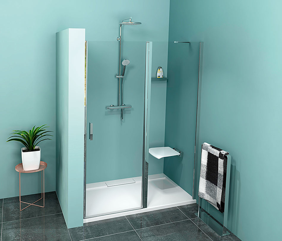 ZL1312B Polysan Ширмы для душа ZOOM LINE 